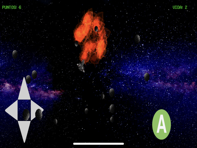 Asteroids adventure, game for IOS