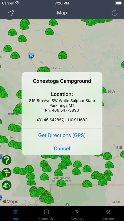 Montana – Camping & RV spots screenshot-1