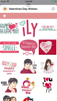 valentines day wishes iphone screenshot 1
