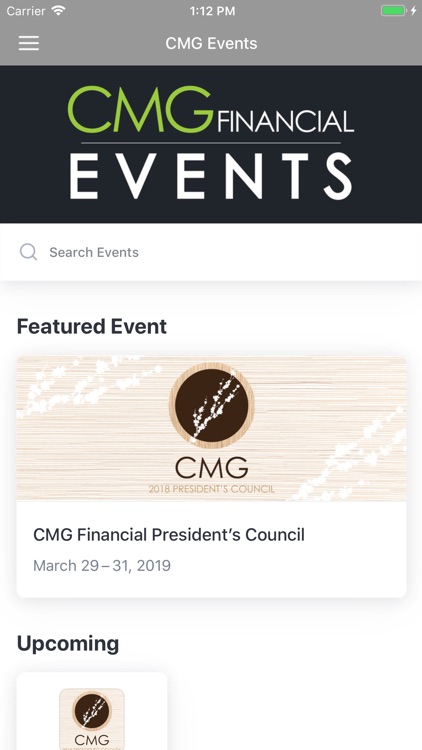 CMG Events App