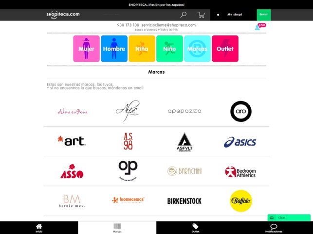 Shopiteca, zapatos online 24h App Store