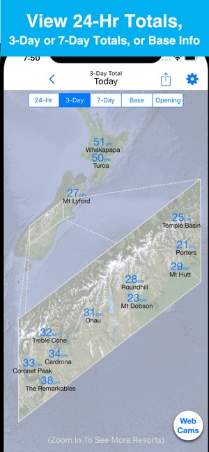 New Zealand Snow Map & Webcams(圖5)-速報App