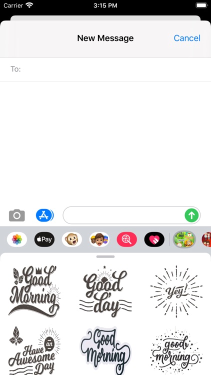 New Good Morning Sticker