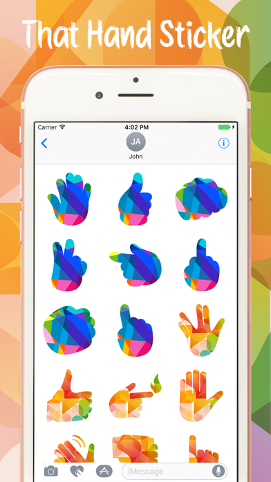 How to cancel & delete Just Hand Stickers from iphone & ipad 3