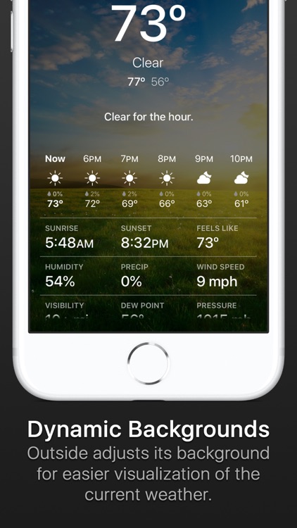 Outside - weather at a glance screenshot-3