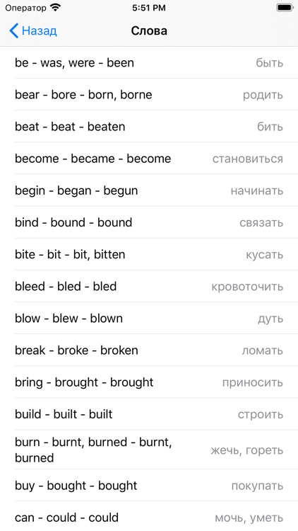 Irregular Verbs - RememberMe screenshot-6