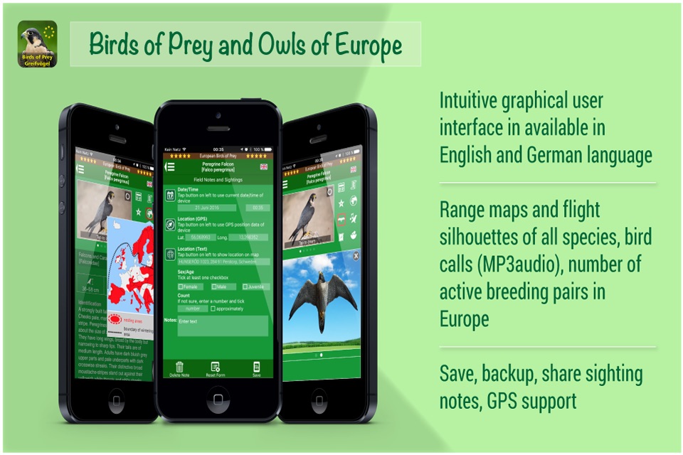 Greifvögel und Eulen Europas screenshot 2