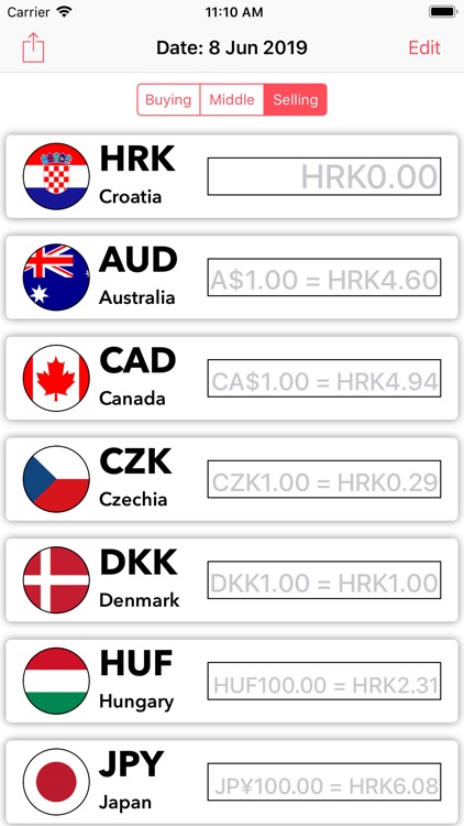 Croatian Exchange Rates screenshot-3