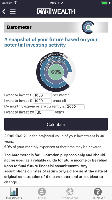 CybiWealth screenshot 3