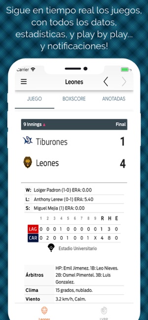 Leones 2019-2020(圖1)-速報App