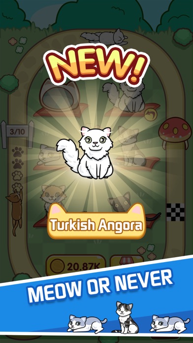 Merge Cats - Idle Runaway Game screenshot 4