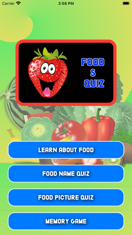 Food Flash Cards Quiz