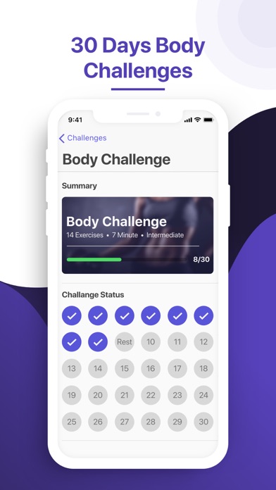 Body Challenges - Fit At Home screenshot 2