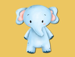 Baby Elephant Stickers