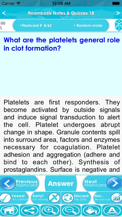 How to cancel & delete Thrombosis Exam Review : Q&A from iphone & ipad 3