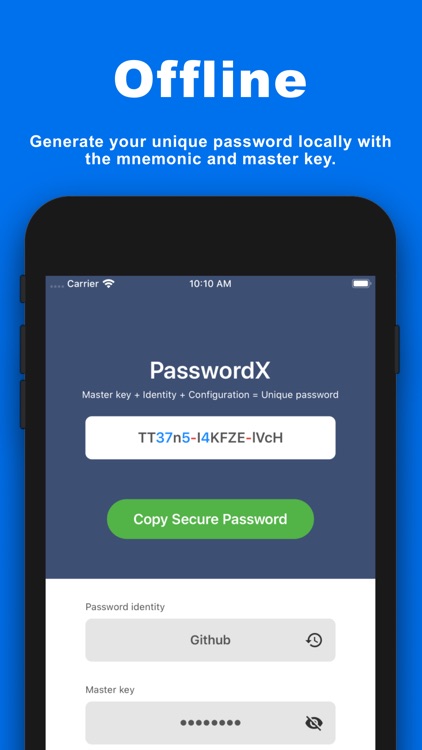 PasswordX - Offline & Security