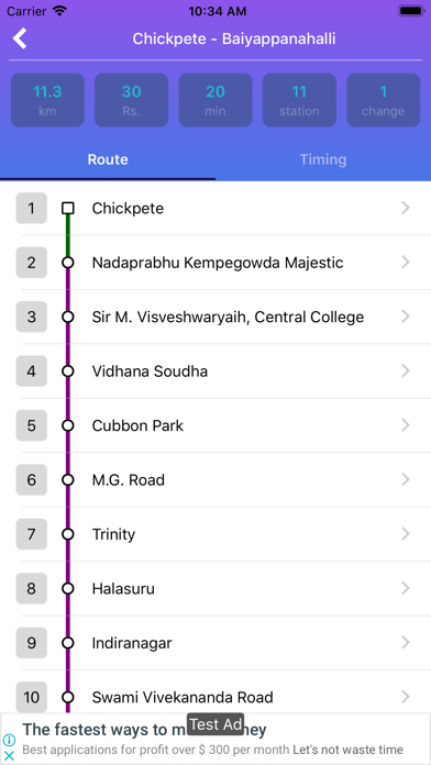 BMRCL Bengaluru Metro screenshot 3