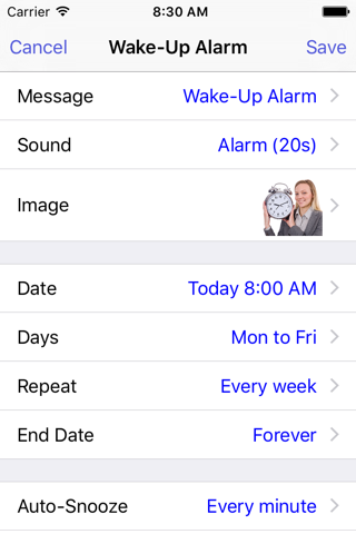 Reminder with Voice Reminders - náhled