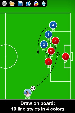 Coach Tactic Board: Soccer++ - náhled