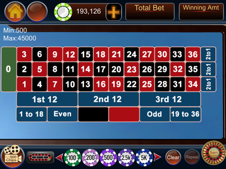 Cheats for Roulette 3D Casino Style