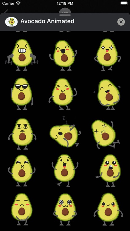 Avocado: Animated Stickers screenshot-5