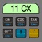 The RLM-11CX is a full simulation of the successful HP-11C Scientific RPN calculator,  with all the functions of the real one in a beautiful high definition interface