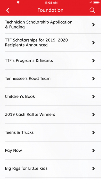 Tennessee Trucking Association screenshot 2