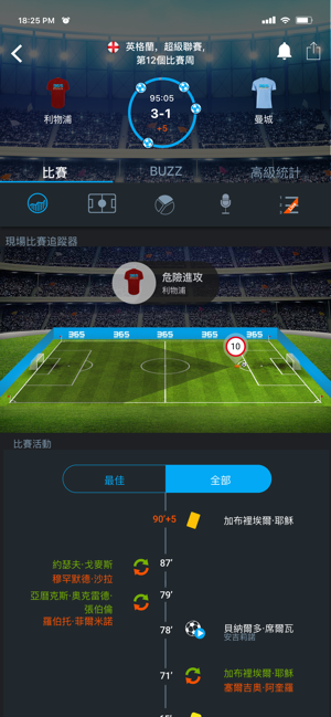 365Scores – 現場比分和體育新聞(圖2)-速報App