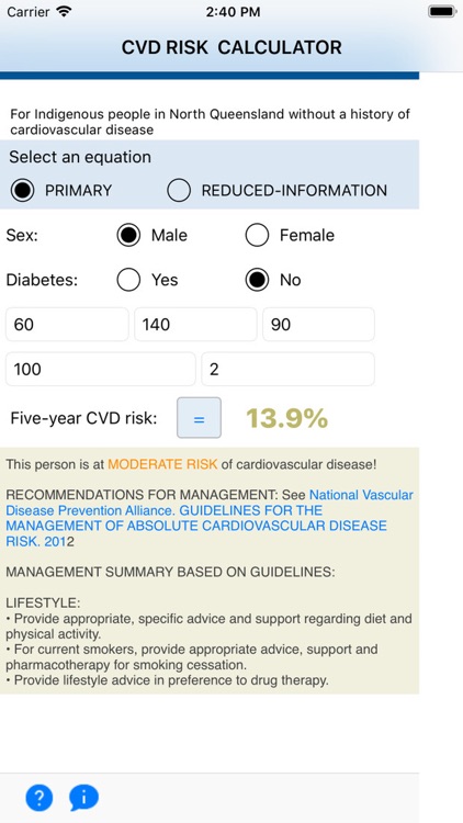 Indigenous CVD Risk Calculator screenshot-3