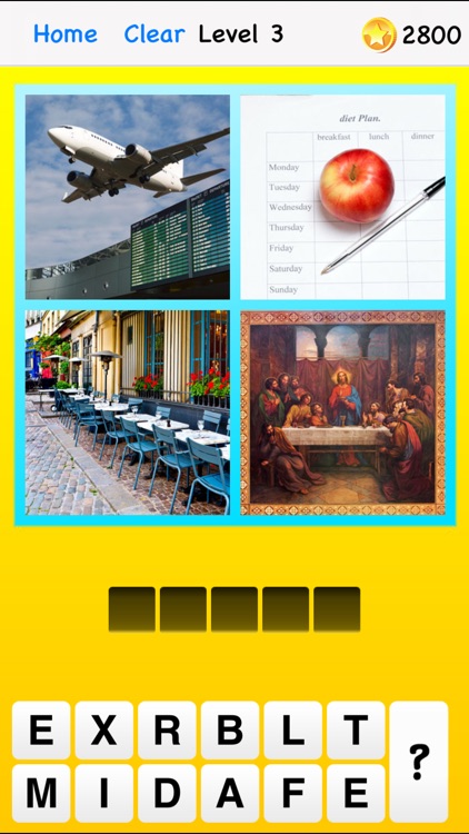 4 Pics Word Challenge