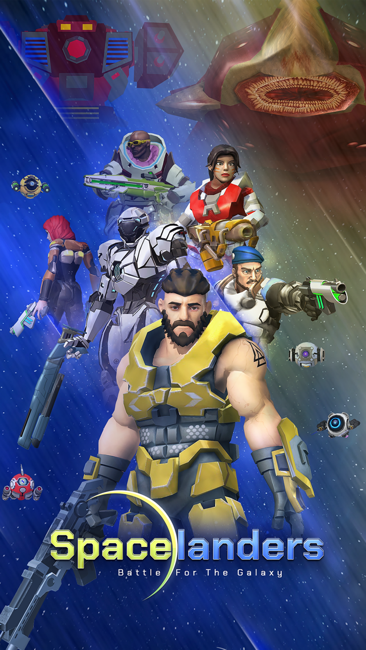 Spacelanders: Sci-Fi Shooter Hack screenshot 1 - iOS game interface