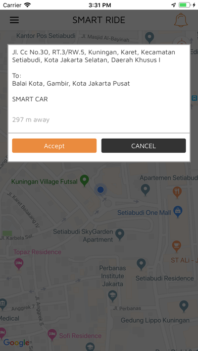 How to cancel & delete Smart Ride Driver from iphone & ipad 2