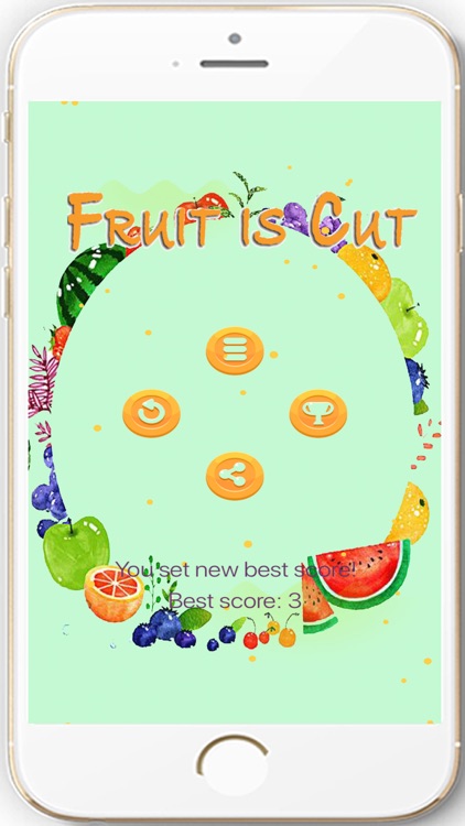 Fruit is cut