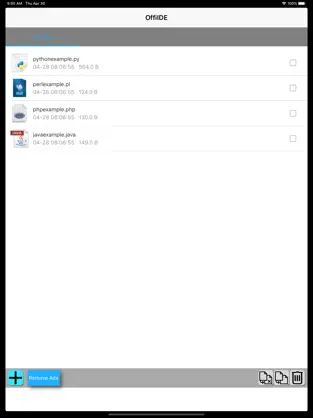 Screenshot 1 OffiIDE para desarrollo iphone