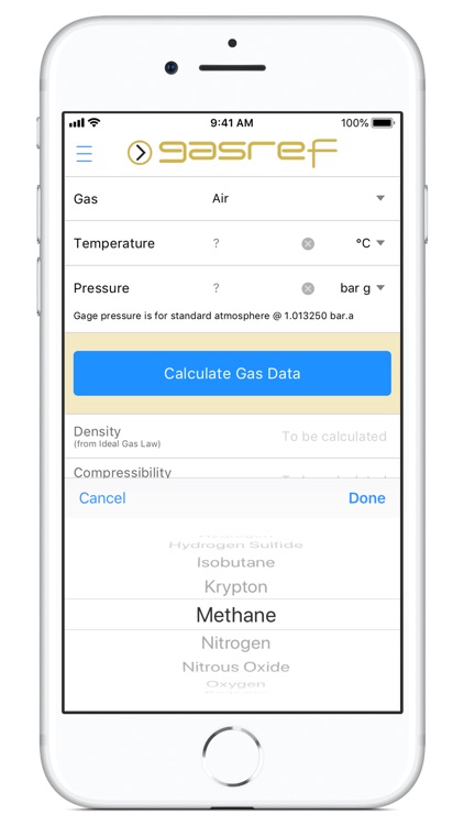 Pipe Flow GasRef - Gas Density