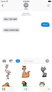 How to cancel & delete funny animal stickers 4
