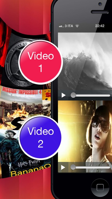 Double Video Player Pro ( Watch 2 movies at the same time ) Screenshot 4