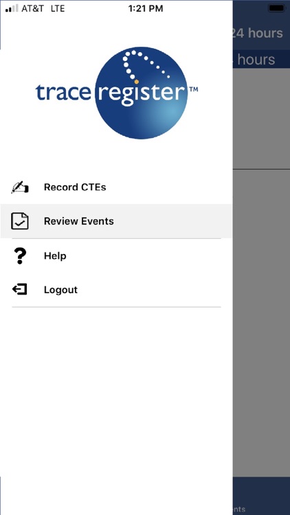 Trace Register CTE App