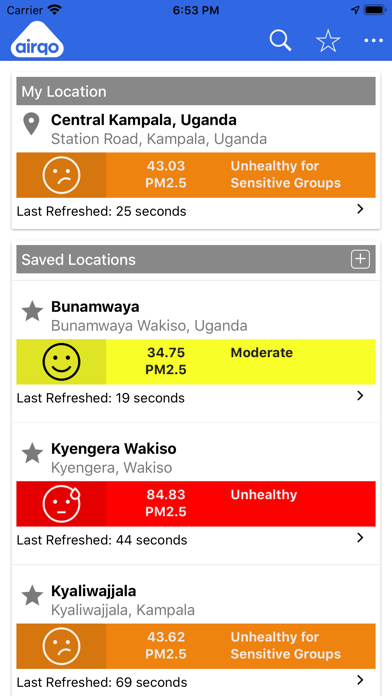 AirQo - Air Quality screenshot 2
