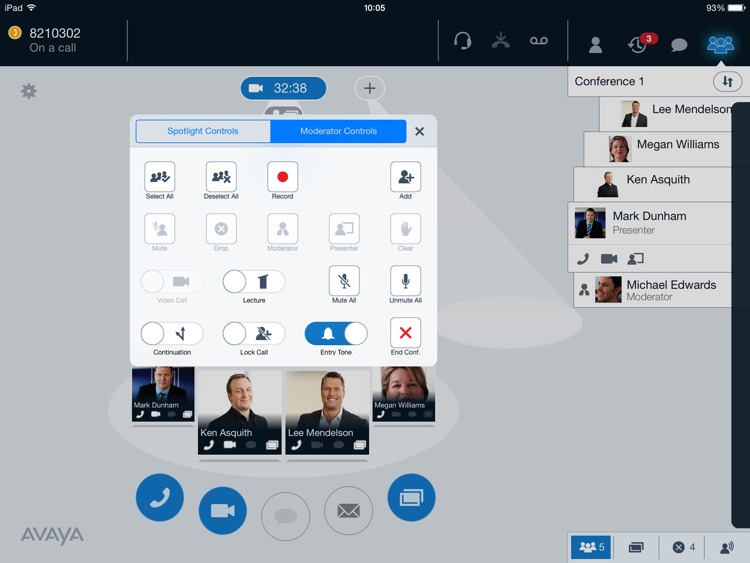 Avaya Communicator® for iPad screenshot-3