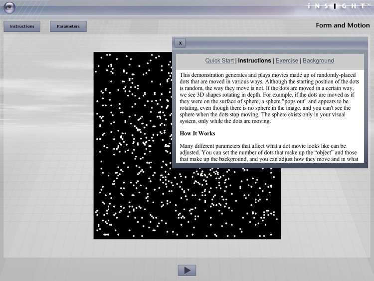 iNSIGHT Form and Motion