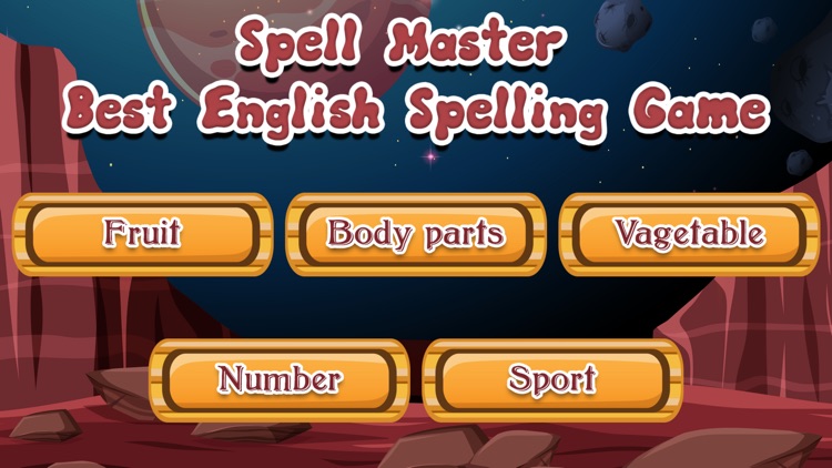 Spell Master English spelling