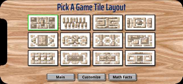 ‎Math Facts Mahjong Game Screenshot