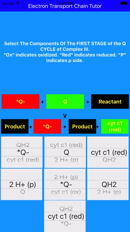 Electron Transport Chain Tutor screenshot-3