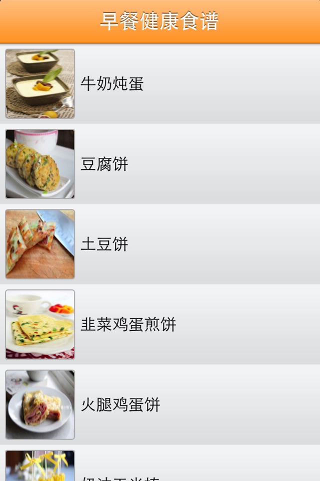 早餐健康食谱大全 screenshot 3