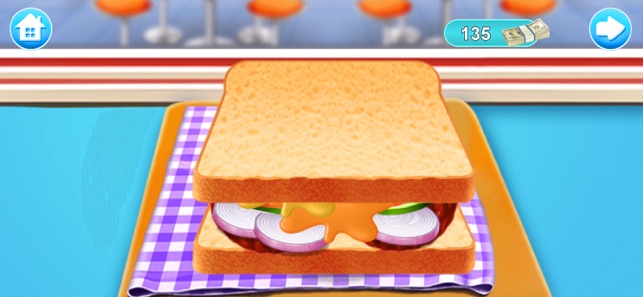 Sandwich & Fries Maker Game(圖3)-速報App