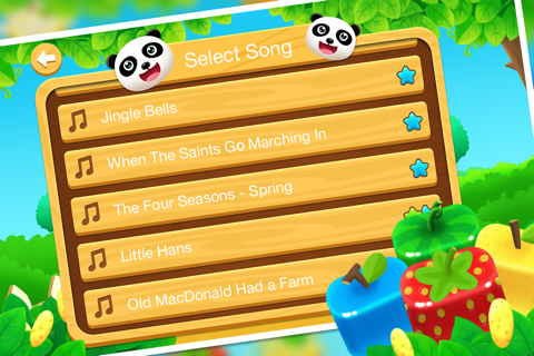 Panda Piano - Fruit Party - náhled