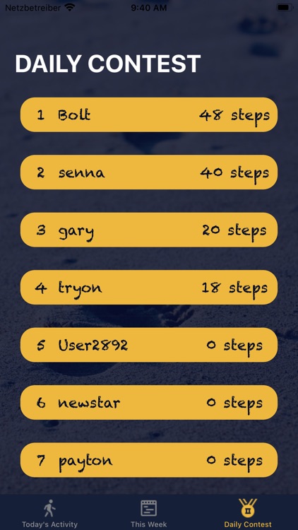 Daily Step Contest screenshot-3