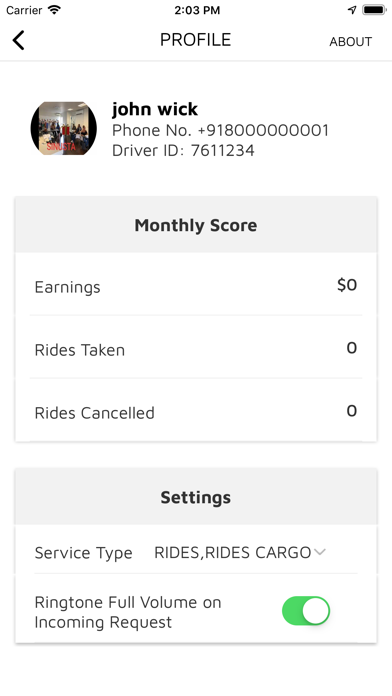 RIDES With Us Driver screenshot 3