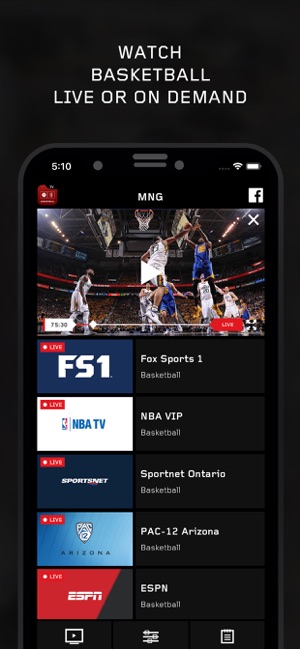 Basketball TV Live Streaming(圖1)-速報App